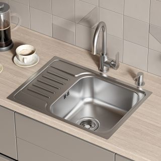 Кухонная мойка IDDIS Sound SND60SDi77 60см сталь